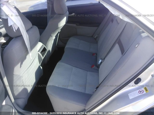 4T4BF1FK2ER381101 - 2014 TOYOTA CAMRY L/SE/LE/XLE 银色 照片 8