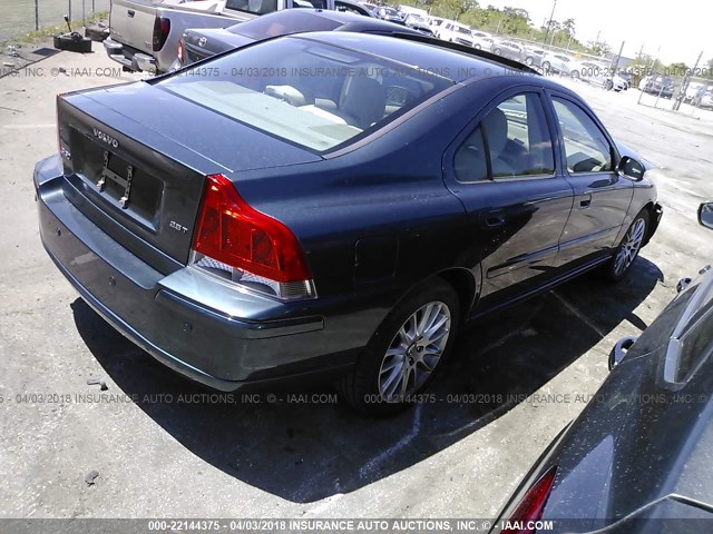 YV1RS592982693017 - 2008 VOLVO S60 2.5T GRAY photo 4