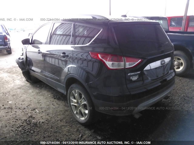 1FMCU0J97EUA30803 - 2014 FORD ESCAPE TITANIUM BLACK photo 3