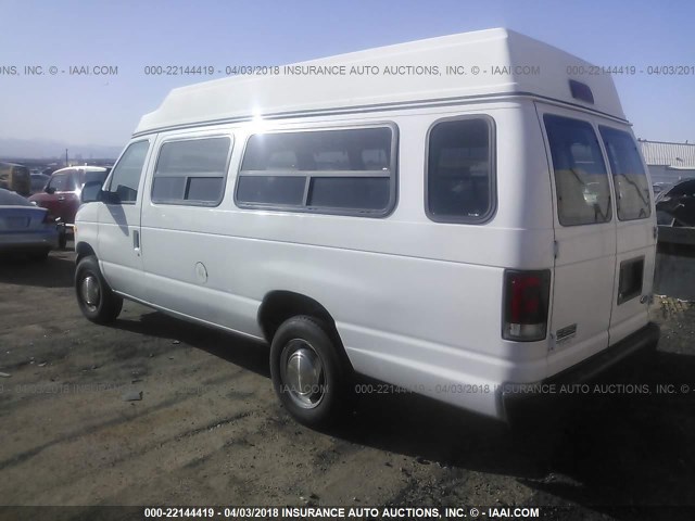 1FTPS24L6XHA55329 - 1999 FORD ECONOLINE E250 VAN WHITE photo 3