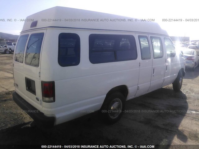 1FTPS24L6XHA55329 - 1999 FORD ECONOLINE E250 VAN WHITE photo 4