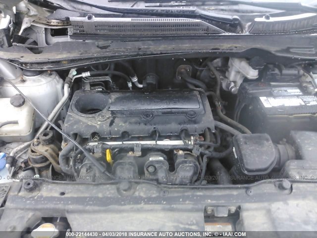 KM8JU3AC8AU109752 - 2010 HYUNDAI TUCSON GLS/LIMITED 银色 照片 10