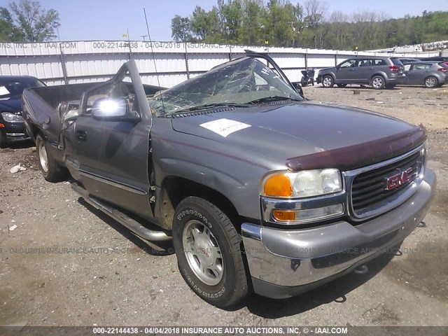 2GTEC19V611220671 - 2001 GMC NEW SIERRA C1500 SILVER photo 1