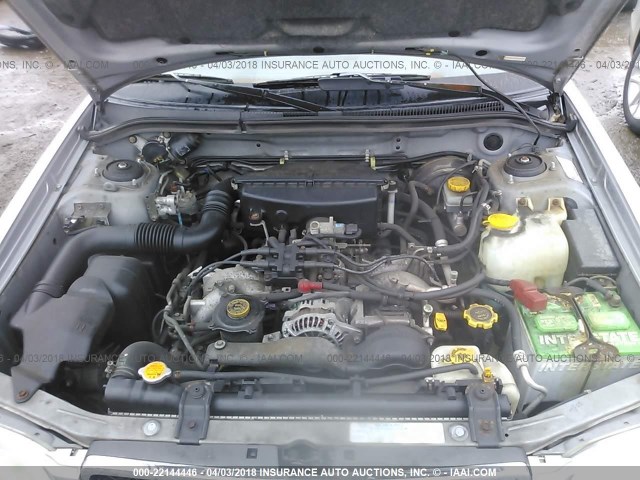 JF1SF65611H724988 - 2001 SUBARU FORESTER S Gümüş foto 10