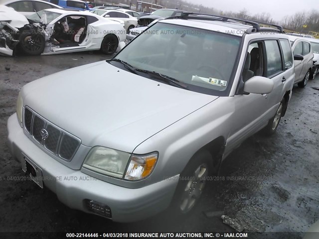JF1SF65611H724988 - 2001 SUBARU FORESTER S Gümüş foto 2