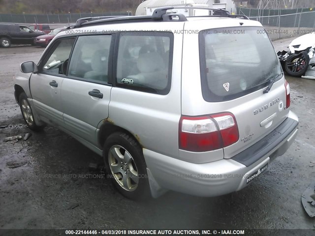 JF1SF65611H724988 - 2001 SUBARU FORESTER S Gümüş foto 3