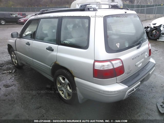 JF1SF65611H724988 - 2001 SUBARU FORESTER S SILVER photo 3