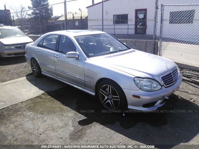 WDBNG74J94A428418 - 2004 MERCEDES-BENZ S 55 AMG SILVER photo 1