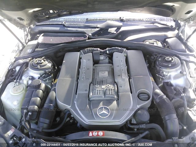 WDBNG74J94A428418 - 2004 MERCEDES-BENZ S 55 AMG SILVER photo 10
