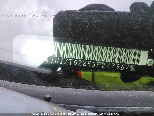 1G1ZT62855F247967 - 2005 CHEVROLET MALIBU MAXX LS 蓝色 照片 9