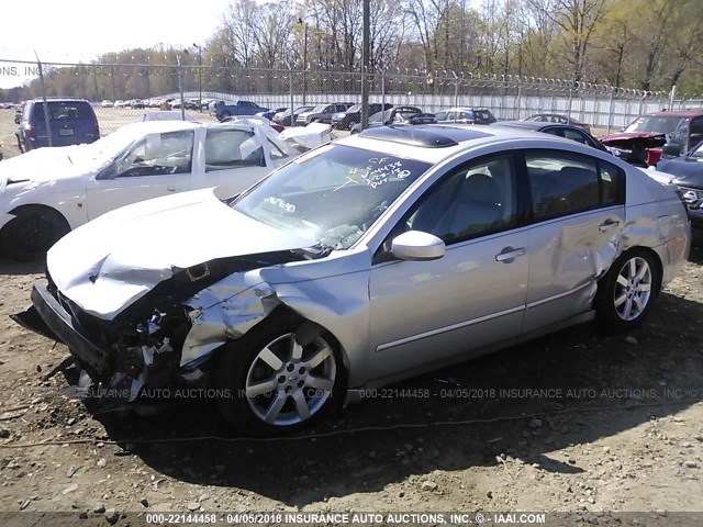 1N4BA41E54C844438 - 2004 NISSAN MAXIMA SE/SL ვერცხლისფერი ფოტო 2