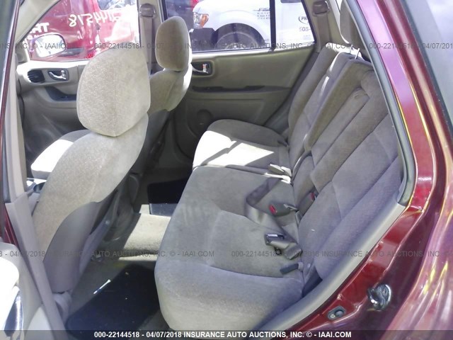 KM8SC73D94U618323 - 2004 HYUNDAI SANTA FE GLS/LX BURGUNDY photo 8