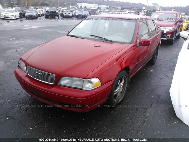 YV1LS5539W2476567 - 1998 VOLVO S70 RED photo 2