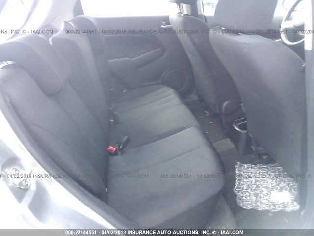 JM1DE1HZ4B0116395 - 2011 MAZDA MAZDA2 GRAY photo 8