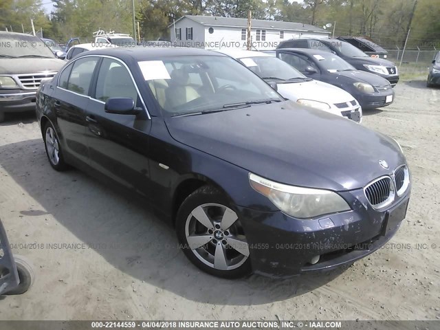 WBANF73527CU23348 - 2007 BMW 530 XI Siyah fotoğraf 1