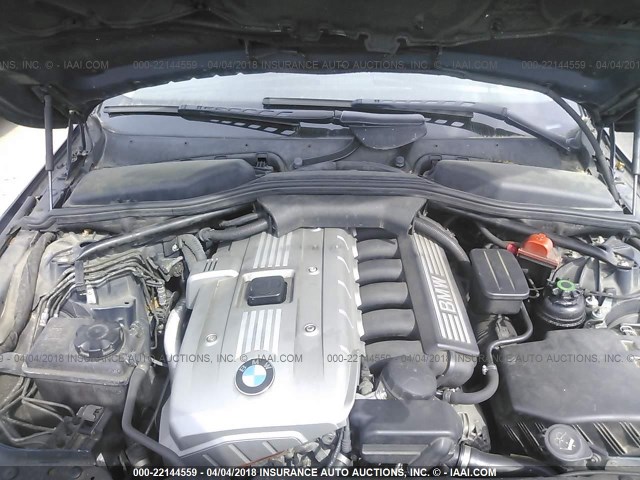 WBANF73527CU23348 - 2007 BMW 530 XI Siyah fotoğraf 10
