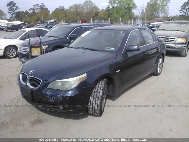 WBANF73527CU23348 - 2007 BMW 530 XI BLACK photo 2