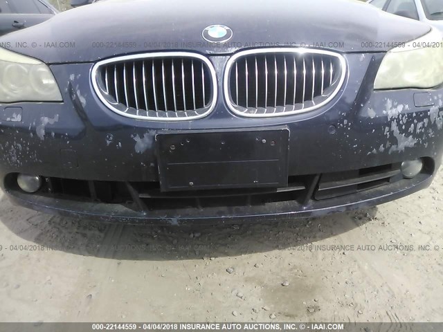 WBANF73527CU23348 - 2007 BMW 530 XI Siyah fotoğraf 6