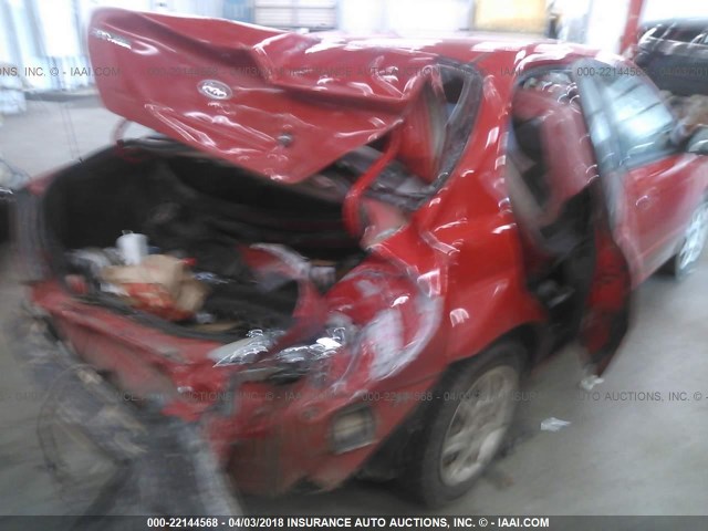 KNAFB121535272676 - 2003 KIA SPECTRA LS 红色 照片 4