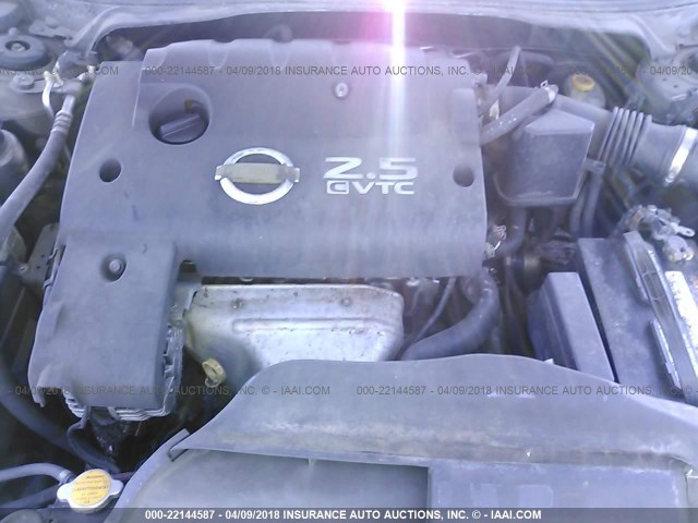 1N4AL11D44C132451 - 2004 NISSAN ALTIMA S/SL Champagne photo 10