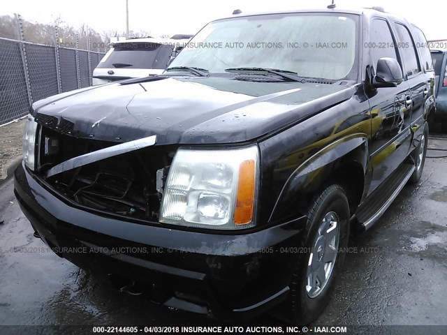 1GYEK63N44R121636 - 2004 CADILLAC ESCALADE LUXURY BLACK photo 2