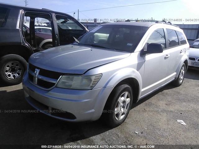 3D4GG47B29T133788 - 2009 DODGE JOURNEY SE SILVER photo 2