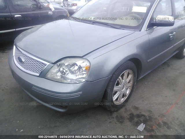 1FAHP28176G152001 - 2006 FORD FIVE HUNDRED LIMITED GREEN photo 6