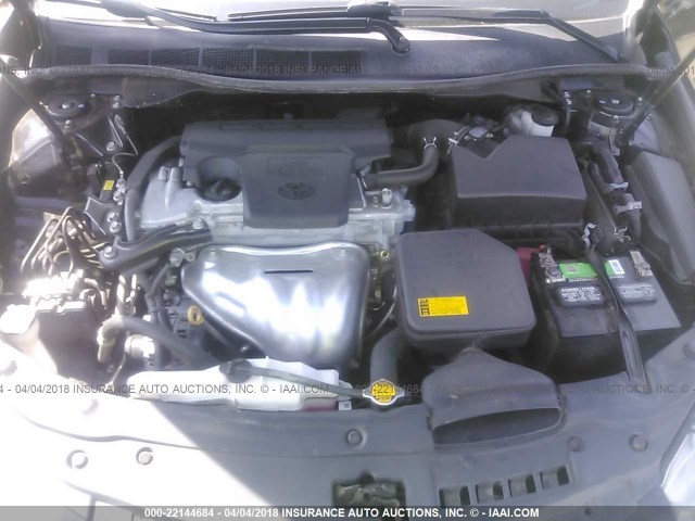 4T1BF1FK7FU065088 - 2015 TOYOTA CAMRY LE/XLE/SE/XSE BLACK photo 10
