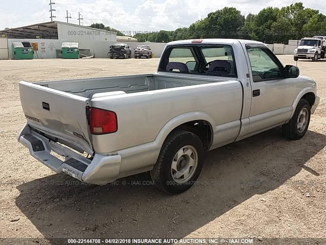 1GTCS1443T8510083 - 1996 GMC SONOMA SILVER photo 4