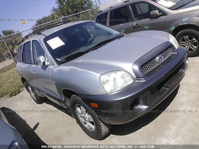 KM8SB12B53U367184 - 2003 HYUNDAI SANTA FE GL SILVER photo 1