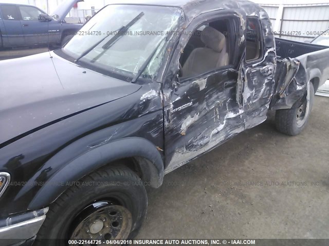 5TEWN72N14Z361305 - 2004 TOYOTA TACOMA XTRACAB BLACK photo 6