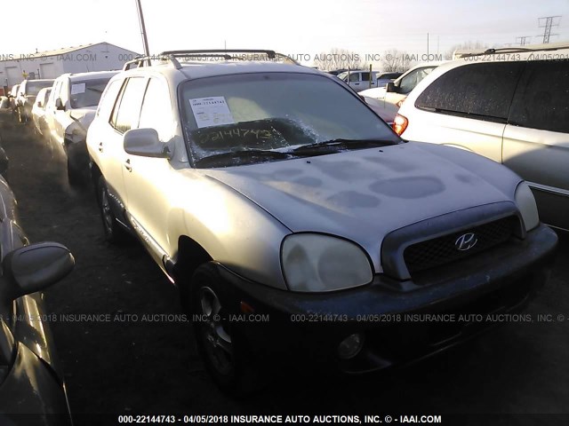 KM8SC73D72U254609 - 2002 HYUNDAI SANTA FE GLS/LX SILVER photo 1