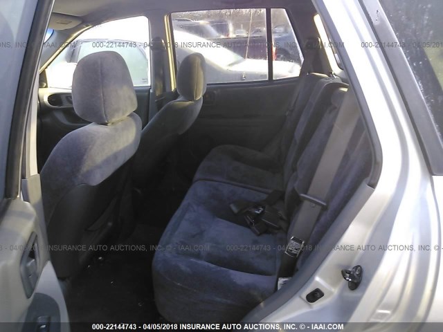 KM8SC73D72U254609 - 2002 HYUNDAI SANTA FE GLS/LX SILVER photo 8