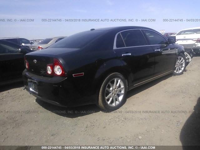 1G1ZE5EB9AF146520 - 2010 CHEVROLET MALIBU LTZ 黑色 照片 4