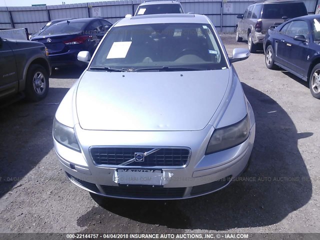 YV1MS382X72277914 - 2007 VOLVO S40 2.4I SILVER photo 6