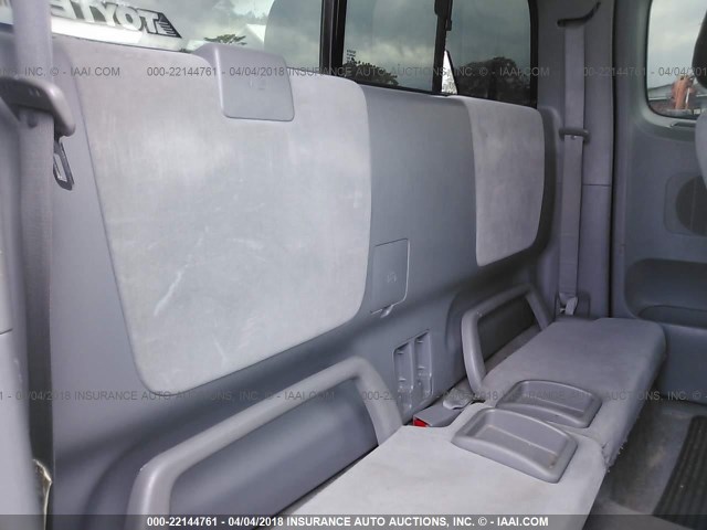 5TEUU42N15Z137638 - 2005 TOYOTA TACOMA ACCESS CAB Արծաթագույն լուսանկար 8