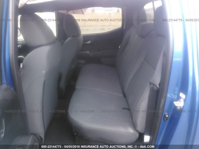 3TMCZ5AN4HM088344 - 2017 TOYOTA TACOMA DBL CAB/SR/TRDSPT/OR/PRO ლურჯი ფოტო 8