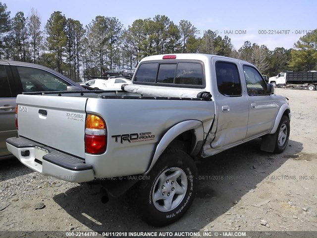 5TEGN92N22Z099789 - 2002 TOYOTA TACOMA DOUBLE CAB PRERUNNER SILVER photo 6