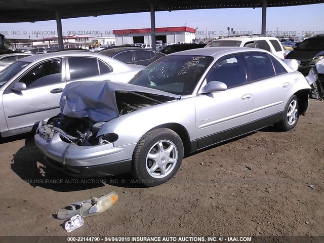 2G4WF551611211390 - 2001 BUICK REGAL GS SILVER photo 2