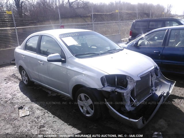 KL1TD5DE9AB090718 - 2010 CHEVROLET AVEO LS/LT 银色 照片 1