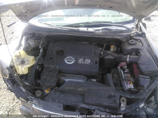 1N4AL11D54C121586 - 2004 NISSAN ALTIMA S/SL TAN photo 10