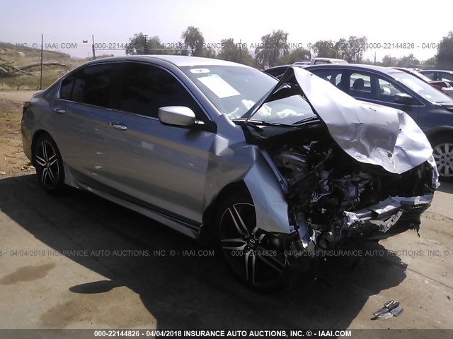 1HGCR2F5XHA156524 - 2017 HONDA ACCORD SPORT 银色 照片 1