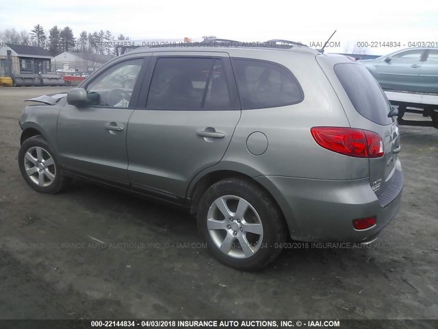 5NMSH73E29H307006 - 2009 HYUNDAI SANTA FE SE/LIMITED GREEN photo 3