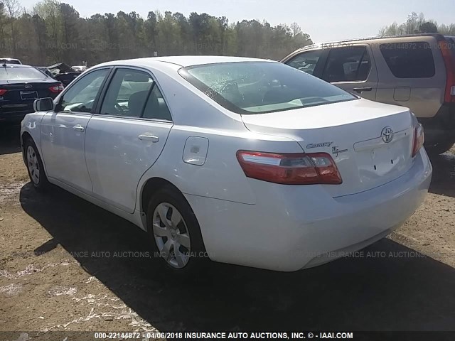 4T1BE46K97U627613 - 2007 TOYOTA CAMRY NEW GENERAT CE/LE/XLE/SE WHITE photo 3