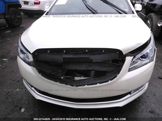 1G4GE5G32EF162001 - 2014 BUICK LACROSSE PREMIUM WHITE photo 6