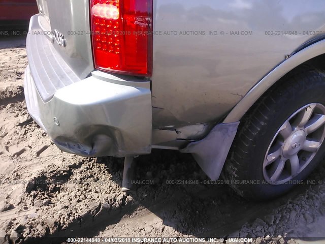 5N3AA08C24N808541 - 2004 INFINITI QX56 GREEN photo 6