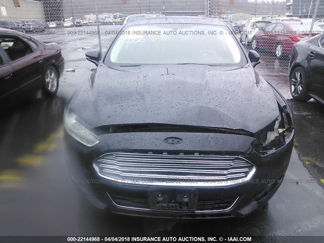 3FA6P0K90DR306466 - 2013 FORD FUSION TITANIUM BLACK photo 6