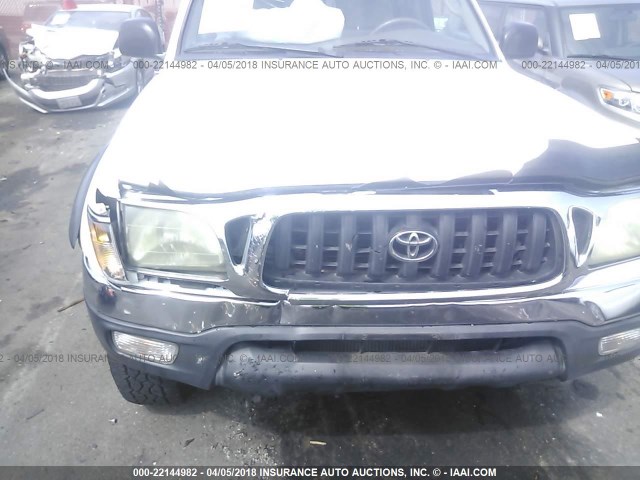 5TEGN92N12Z074415 - 2002 TOYOTA TACOMA DOUBLE CAB PRERUNNER WHITE photo 6