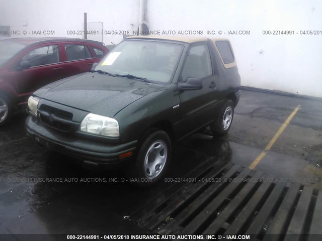 2S3TA52C9Y6101959 - 2000 SUZUKI VITARA JLX/JA/JX GREEN photo 2