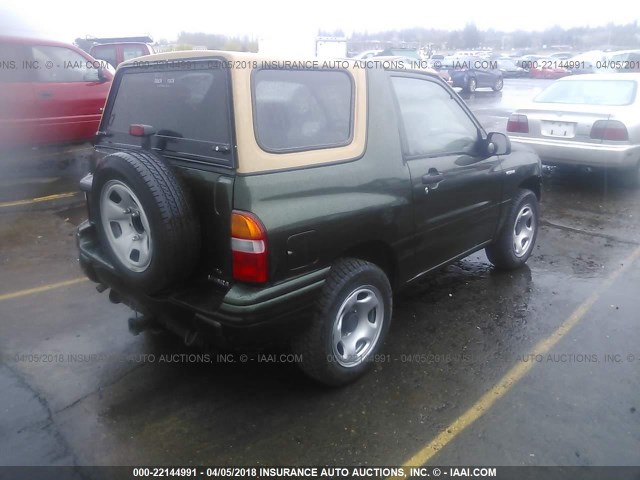 2S3TA52C9Y6101959 - 2000 SUZUKI VITARA JLX/JA/JX GREEN photo 4